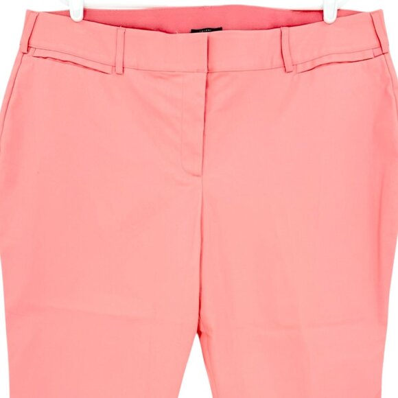 Lane Bryant Women's The Lena Stretch Curvy Coral Cropped Pants Plus Size 22 NWOT - Picture 3 of 10